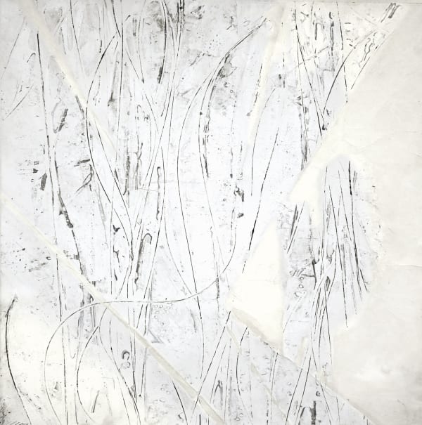 Zheng Chongbin 郑重宾 Crystalline No.2 水晶线 No.2, 2015 Signed Ink and acrylic on xuan paper 墨 丙烯 宣纸 48 7/8...